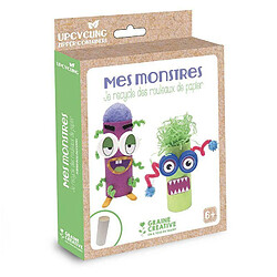 Graines Creatives Kit upcycling rouleau en carton pour petits monstres