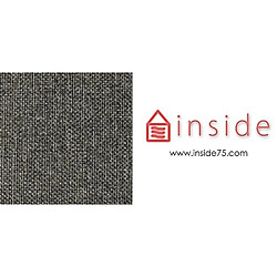 Inside 75 INNOVATION LIVING Pouf design CASSIUS DELUXE EXCESS gris Twist Charcoal 65*65 cm pas cher