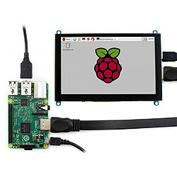 Wewoo 6 pouces HDMI LCD (H) Écran tactile 800x480 pour Raspberry Pi prend en charge divers systèmes pas cher