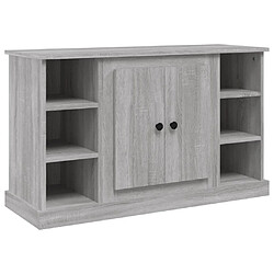 vidaXL Buffet Sonoma gris 100x35,5x60 cm Bois d'ingénierie