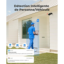 Avis Reolink 8MP Caméra Surveillance Extérieure PoE, Détection Personne/Véhicule, Vision Nocturne 30m, Support Audio, Etanche IP66, Time Lapse,Noir