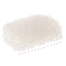 Acheter Demi cabochon de dos plat de perles de perle 0.5kg pour le blanc 6mm de scrapbooking de DIY