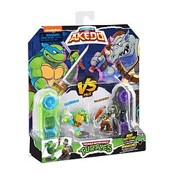 Coffret Tortues Ninja Leonardo vs Kraang - Akedo - Moose Toys - Armes uniques - 4 coffrets duel a collectionner pas cher