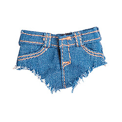 Short en jean skinny à l’échelle 1/6 pour Corps de Figurine 12 Pouces