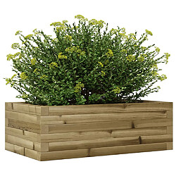 Avis vidaXL Jardinière 70x40x23 cm bois de pin imprégné