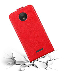 Acheter Cadorabo Coque Motorola MOTO C PLUS Etui en Rouge