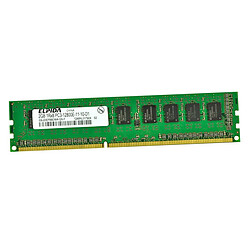 2Go RAM ECC Serveur ELPIDA EBJ20EF8BDWA-GN-F DDR3 PC3-12800E 1600MHz 1Rx8 CL11 - Occasion