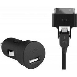 Blueway Chargeur allume-cigare 1A pour iPhone/iPod et téléphones micro USB Noir