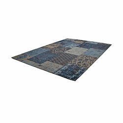 Acheter Paris Prix Tapis Tissé Vintage Patchwork Symphony Bleu 160 x 230 cm