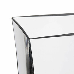 Avis BigBuy Home Vase 14 x 6 x 20 cm Verre Transparent