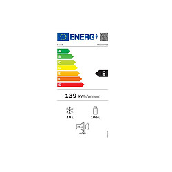 Réfrigérateur table top 56cm 120l blanc - KTL15NWEB - BOSCH