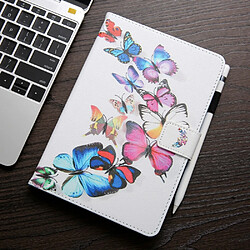 Acheter Etui en PU motif papillon coloré pour votre Apple iPad 9.7/Air 2/Air