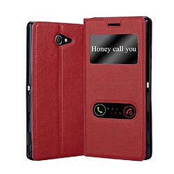 Cadorabo Coque Sony Xperia M2 / M2 AQUA Etui en Rouge