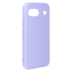 Avizar Coque pour Google Pixel 8A Silicone Finition Soft-touch avec Dragonne Violet