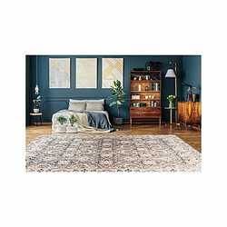 Paris Prix Tapis Tissé Rétro à Poils Ras Saphira Beige 160 x 230 cm pas cher