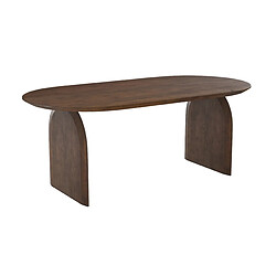 Rendez Vous Deco Table ovale Alix en bois de manguier massif 6 places