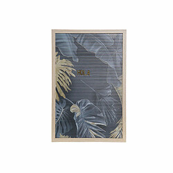 Décoration murale DKD Home Decor Tropical PP (Polypropylène) (2 pcs) (30 x 1.5 x 45 cm)