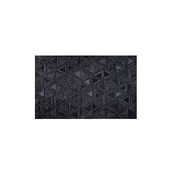 Acheter Beliani Tapis en cuir noir 140 x 200 cm KASAR