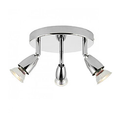 Avis Endon Plafonnier Spot Amalfi 3 ampoules Acier Chrome