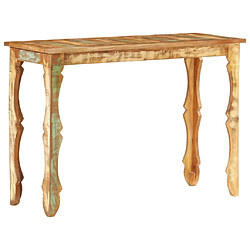 vidaXL Table console 110x40x76 cm Bois de récupération massif