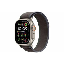 Apple Watch Ultra 2 GPS + Cellular, 49mm Titanium Case with Blue/Black Trail Loop - M/L