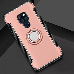 Wewoo Coque Etui de protection magnétique pour support bague rotation à 360 degrés pour HuMate 20 Pro (or rose)