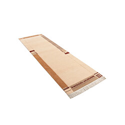 Vidal Tapis de couloir en laine 295x84 brun Darya