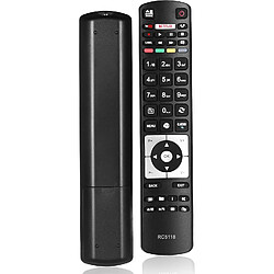 SANAG Rc5118F Telecommande Compatible Avec Hitachi Digihome Alba Polaroid Finlux Tv Remplacement