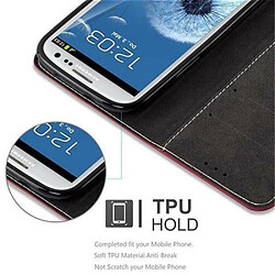 Cadorabo Coque Samsung Galaxy S3 / S3 NEO Etui en Rouge pas cher