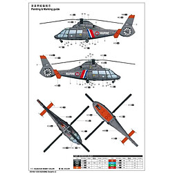 Trumpeter Maquette Avion As365n2 Dolphin 2