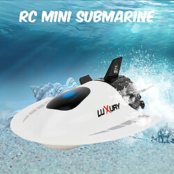 Universal Mini RC Submarine RC Jouet Télécommande Imperméable Plongée Cadeau de Noël Enfants Garçons | RC Submarine(blanche)