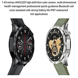 Yonis Montre Connectée Écran AMOLED Bluetooth IP68