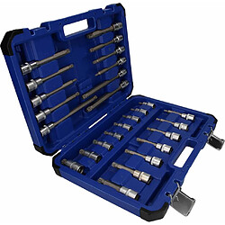 BRILLIANT TOOLS Jeu de douilles de tournevis 1/2" RIBE 26 pcs Acier