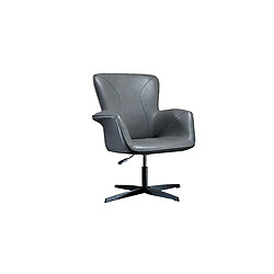 La Maison Du Canapé Fauteuil pivotant Design RIM Gris souris