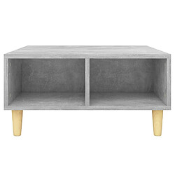 Acheter Maison Chic Table basse,Table Console Table d'appoint, Table pour salon Gris béton 60x60x30 cm Aggloméré -MN17469