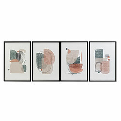 Cadre DKD Home Decor Abstrait (40 x 3 x 60 cm) (4 Unités)