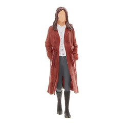 1/64 Modèle Figurines Le Réparateur Femmes Modèle De Mode Jouets Femme Rouge