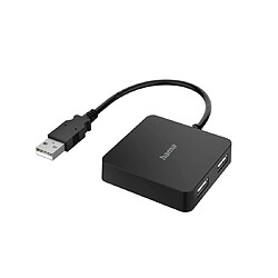 HAMA Hub USB, 4 ports, USB 2.0, 480 Gbit/s