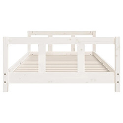 Acheter Maison Chic Lit simple Cadre de lit pour enfants,Lit d'Enfant Moderne blanc 90x200 cm bois de pin massif -MN28261