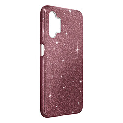 Avizar Coque pour Samsung Galaxy A13 Paillette Amovible Silicone Semi-rigide rose