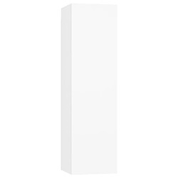 Avis vidaXL Ensemble de meuble TV 4 pcs Blanc Bois d'ingénierie