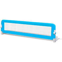 vidaXL Barrière de lit pour enfants 150x42 cm Bleu