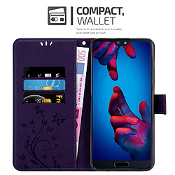 Avis Cadorabo Coque Huawei P20 Etui en Mauve