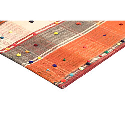 Vidal Tapis de laine 194x142 multicolore Jajim