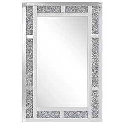 Beliani Miroir AVRILLE 90 cm Argenté