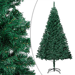 vidaXL Arbre de Noël artificiel pré-éclairé et boules vert 180 cm PVC