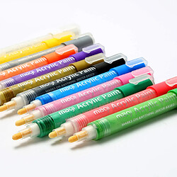 Avis marqueurs de peinture acrylique stylo peinture permanente stylos pour peinture artisanat or