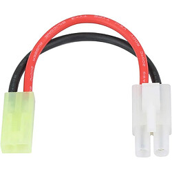 Avis 1 Pièce Câble 16AWG Cm 13 Plug Convertisseur Adaptateur Tamiya Grand Mâle vers Mini Tamiya Femelle