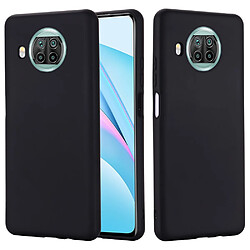 Coque en silicone plaine avec sangle noir pour votre Xiaomi Mi 10T Lite 5G