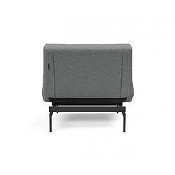 Inside 75 Fauteuil modulable ILB 202 acier noir tissu Corocco Shadow Grey pas cher